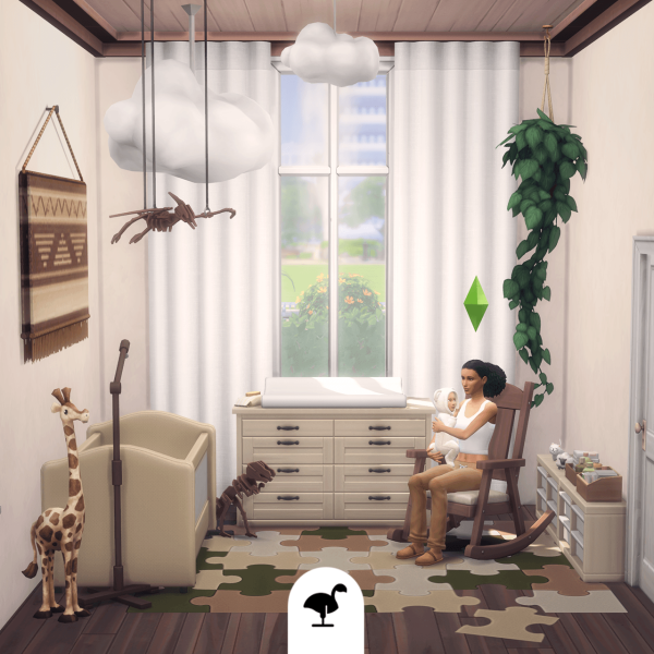 Maxis Match BGIN Kids Bedroom by simsfinds - The Sims 4 Custom Content