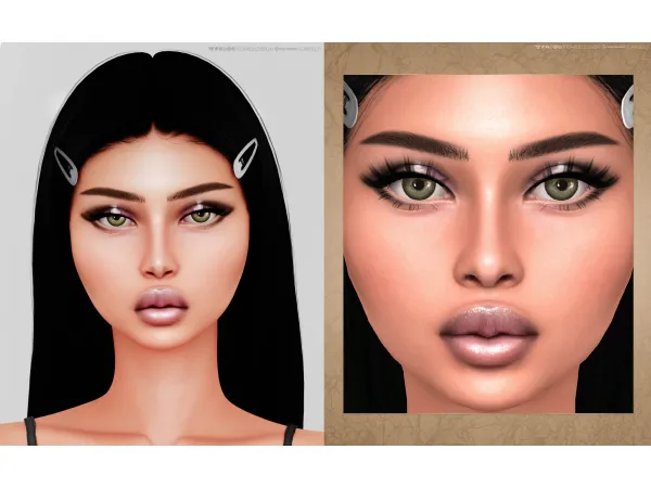 Mix Nose Preset 45 HQ by CarollDesign - The Sims 4 Custom Content