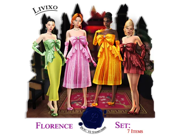 FLORENCE SET By Livixo