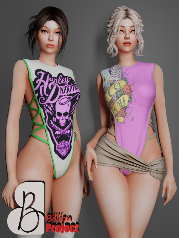 Alpha Cherry Mini Dress Cherry Lingerie by billion_project666 - The Sims 4 Custom Content