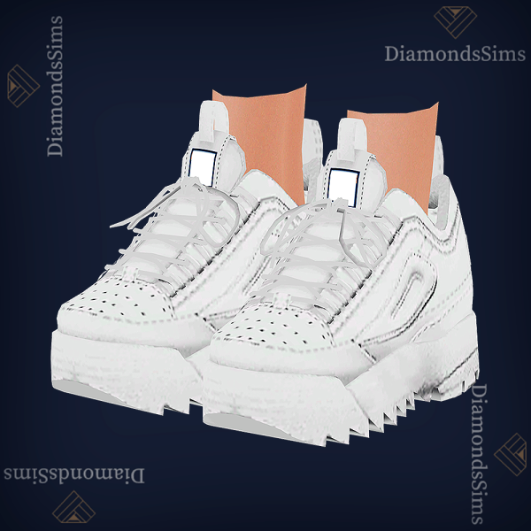 Maxis Match Sporty sneakers 36 by simsfinds - The Sims 4 Custom Content
