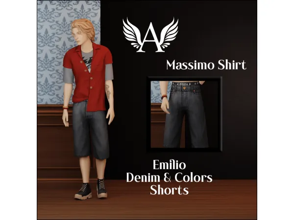 Maxis Match Homeboys Collection by angelholiday17 - The Sims 4 Custom Content