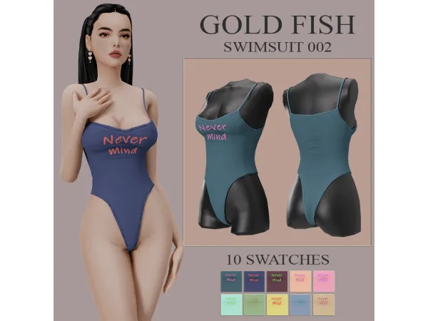 GoldFish swimsuit 002 By GoldFishSims