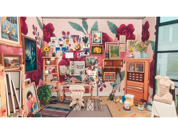 Maxis Match Artist Studio by Summerrplays - The Sims 4 Custom Content