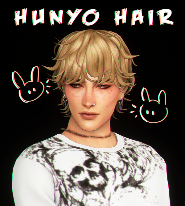 Maxis Match Hunyo Hair by simsfinds - The Sims 4 Custom Content