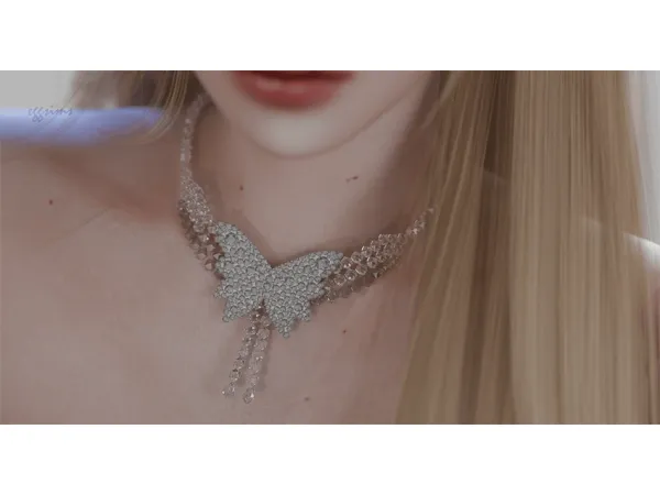Alpha [EGGSIMS] necklace 06 by simsfinds - The Sims 4 Custom Content