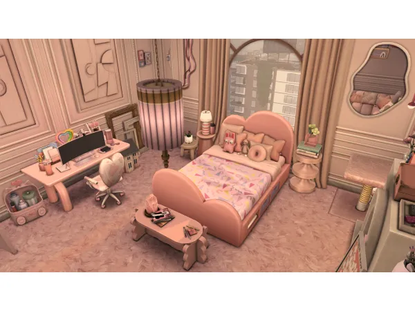 Maxis Match Barbie Bedroom by Baelaisa - The Sims 4 Custom Content