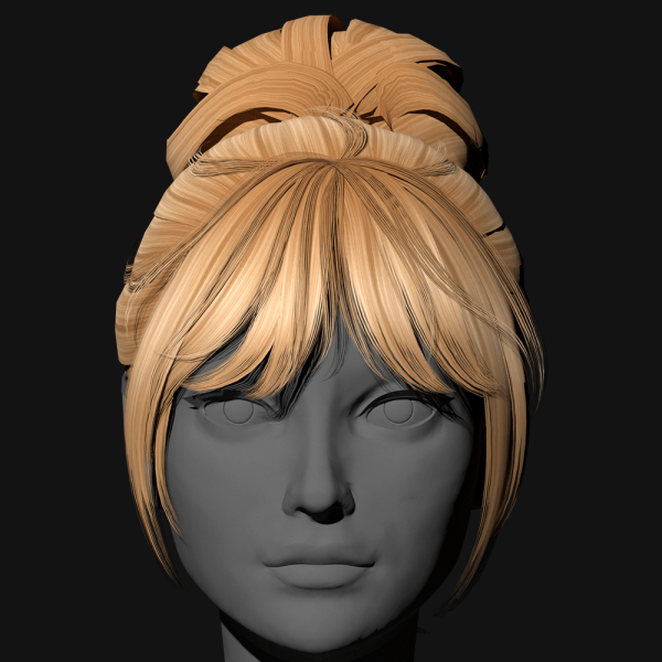 Mix SSalon Female Hairstyle M48 by simsfinds - The Sims 4 Custom Content