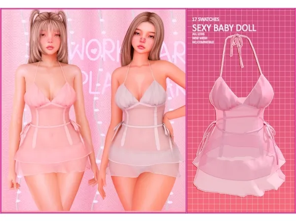 Alpha Sexy baby doll by unknown66irl - The Sims 4 Custom Content