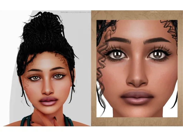 Mix Lip Preset 32 HQ by CarollDesign - The Sims 4 Custom Content