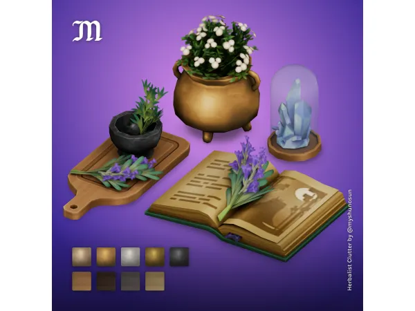 Maxis Match Herbalist Clutter by myshunosun - The Sims 4 Custom Content