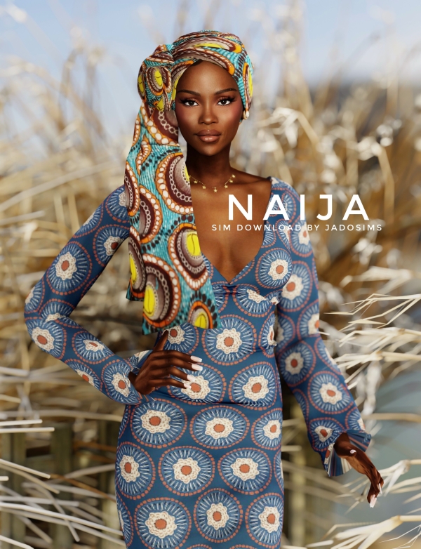 Alpha Naija (Sim Download) by shopwithflynnn - The Sims 4 Custom Content