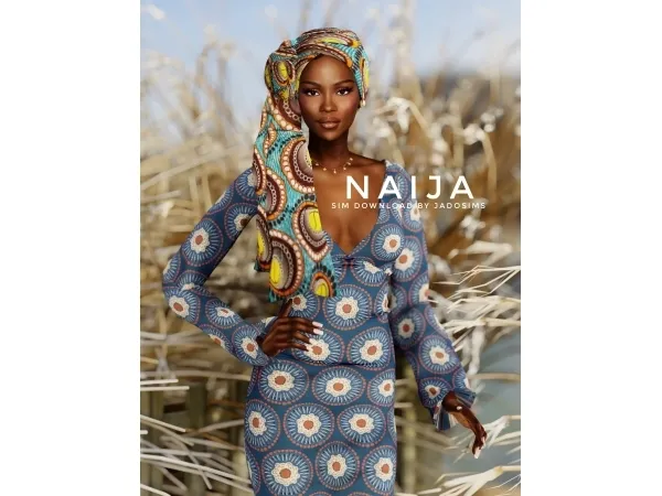Alpha Naija (Sim Download) - The Sims 4 Custom Content
