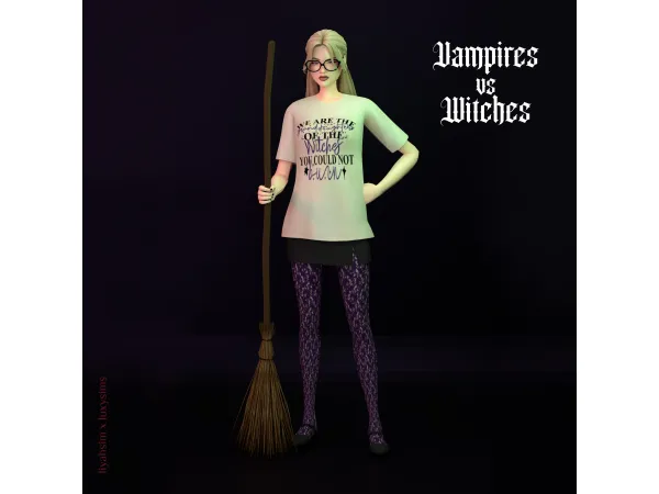 Maxis Match Vampires vs Witches Collection Everyday Outfit - The Sims 4 Custom Content