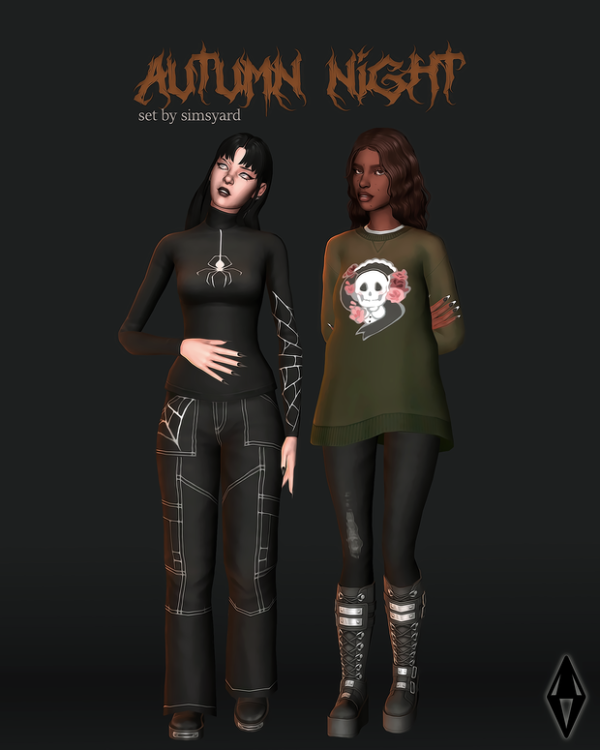Maxis Match Autumn Night by simsfinds - The Sims 4 Custom Content