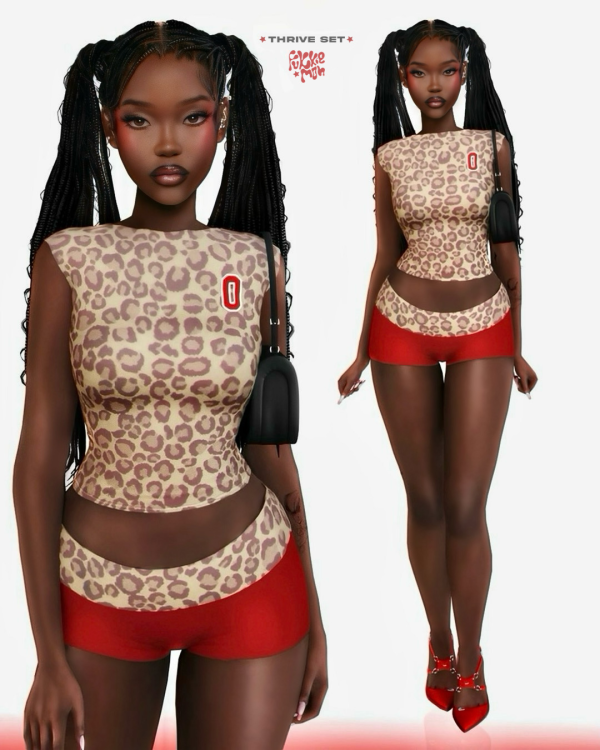 Alpha Thrive set by simsfinds - The Sims 4 Custom Content