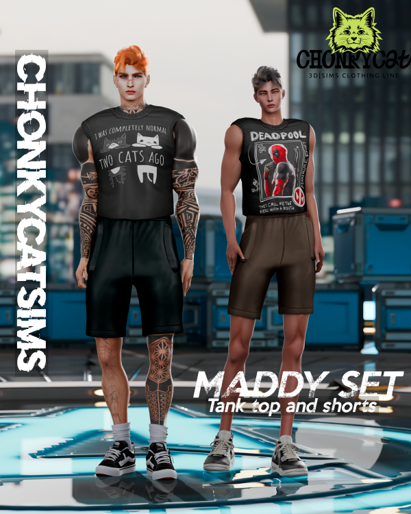 Mix Maddy Set ChonkyCatSims by chonkycatsims - The Sims 4 Custom Content
