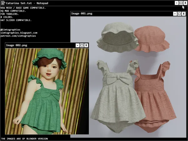 Alpha Catarina Set by simtographies - The Sims 4 Custom Content