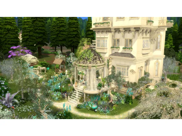 Maxis Match The Fairy GodMothers Castle - The Sims 4 Custom Content