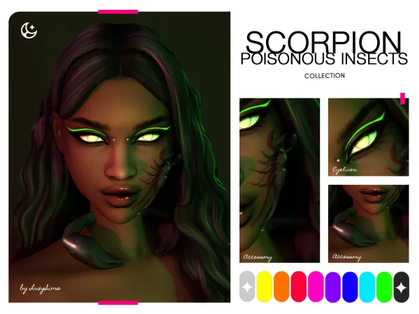 Alpha Scorpion Poisonous Insects Collection by luxysims - The Sims 4 Custom Content
