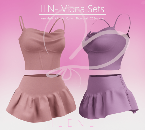 Mix ILN Viona Sets by simsfinds - The Sims 4 Custom Content
