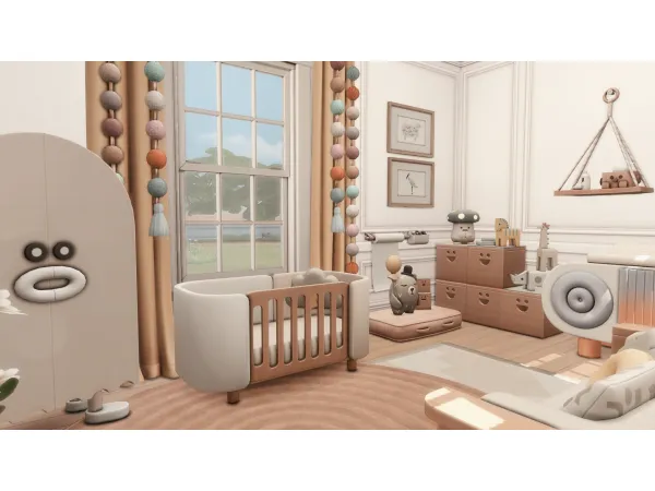 Maxis Match Daisy nursery by simsfinds - The Sims 4 Custom Content