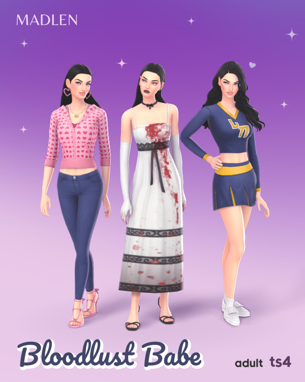 Maxis Match Bloodlust Babe Set by simsfinds - The Sims 4 Custom Content
