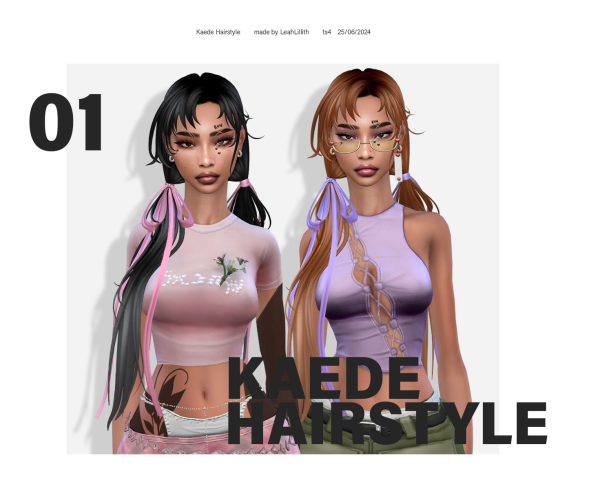 Maxis Match Keade Hairstyle Bows by simsfinds - The Sims 4 Custom Content