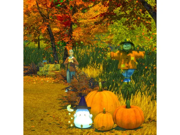 Mix Zenith Sims Lot 27 Autumn Trails - The Sims 4 Custom Content