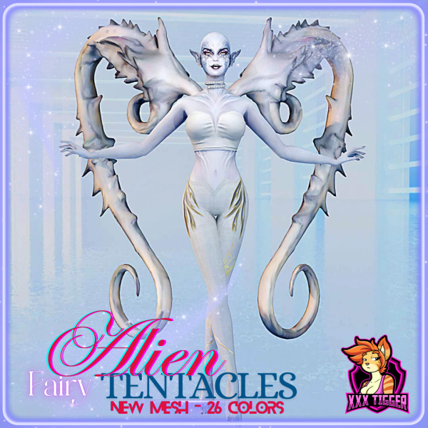 Maxis Match Alien Fairy Tentacles by simsfinds - The Sims 4 Custom Content