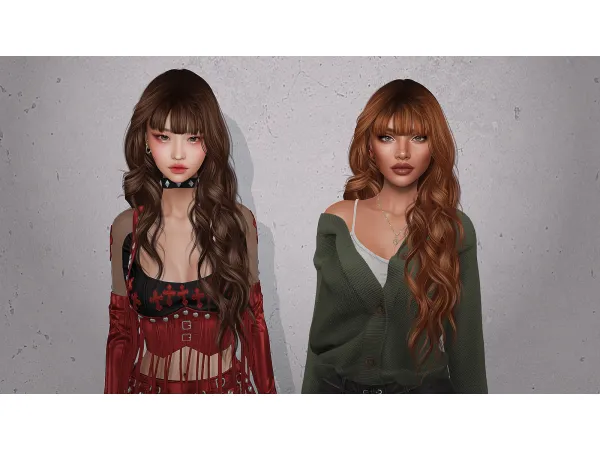 Alpha LALISA Hairstyle by modcollective - The Sims 4 Custom Content