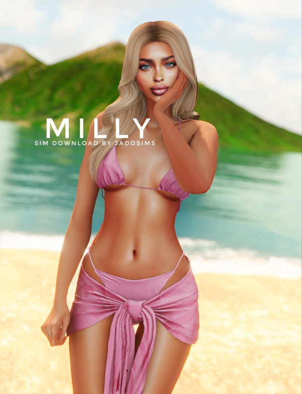 Alpha Milly (Sim Download) by shopwithflynnn - The Sims 4 Custom Content