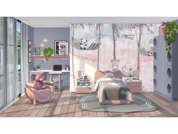 Mix Bella Kids Room by modcollective - The Sims 4 Custom Content