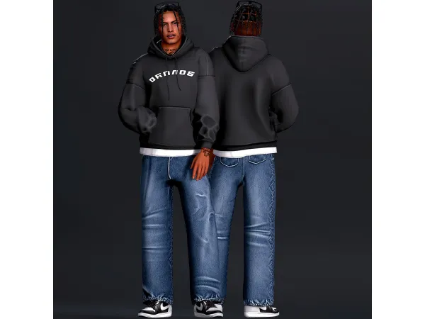 Alpha David Set by Oranos - The Sims 4 Custom Content