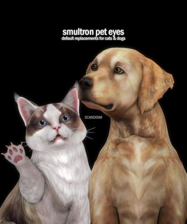 Alpha Smultron Pet Eyes by simsfinds - The Sims 4 Custom Content