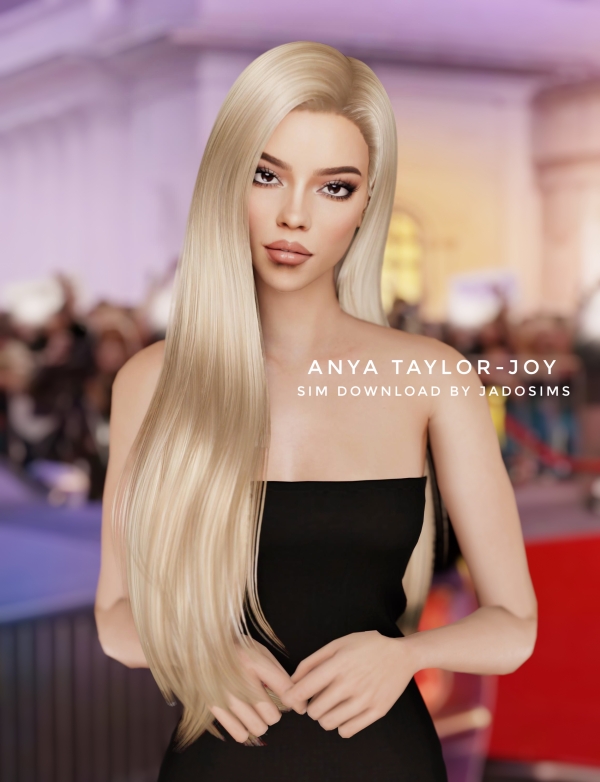 Alpha Anya Taylor Joy (Sim Download) by shopwithflynnn - The Sims 4 Custom Content