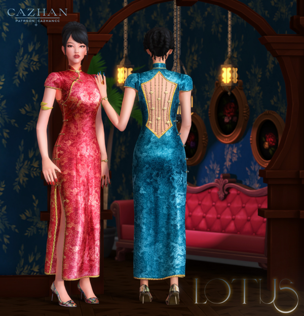 Alpha [LOTUS] clothing by simsfinds - The Sims 4 Custom Content