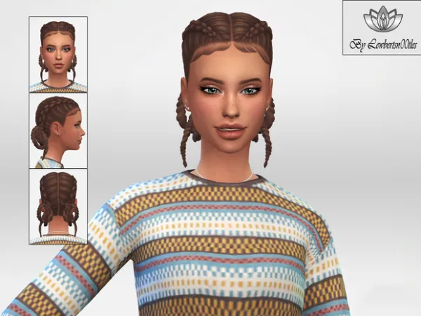Maxis Match Josie Hair DOWNLOAD by simsfinds - The Sims 4 Custom Content