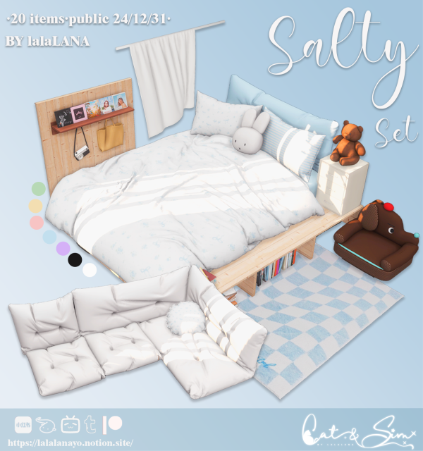 Mix Salty Set by simsfinds - The Sims 4 Custom Content