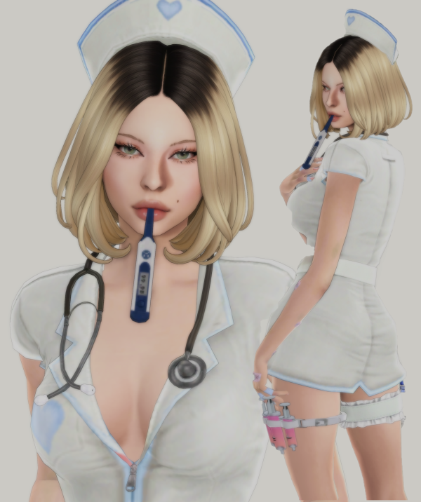 Mix Nurse by simsfinds - The Sims 4 Custom Content