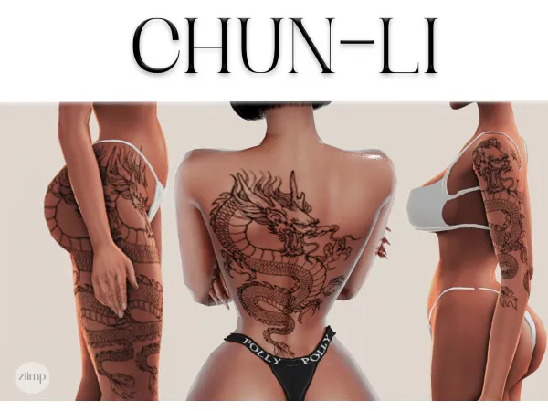 Mix CHUN Li Tat by ziimp - The Sims 4 Custom Content