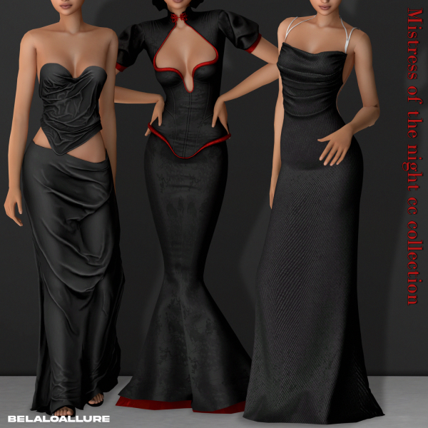 Alpha mistress of the night collection by simsfinds - The Sims 4 Custom Content