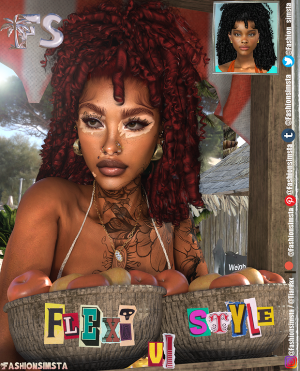 Alpha Flexi Style V1 by simsfinds - The Sims 4 Custom Content