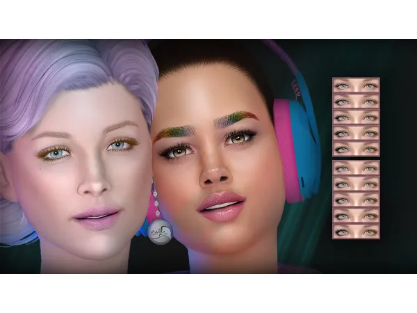 Alpha 3D Eyelashes 06 by modcollective - The Sims 4 Custom Content