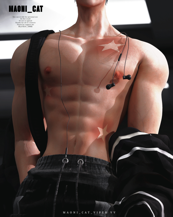 Mix Maoni_cat]Star Sunburn tattoo by simsfinds - The Sims 4 Custom Content