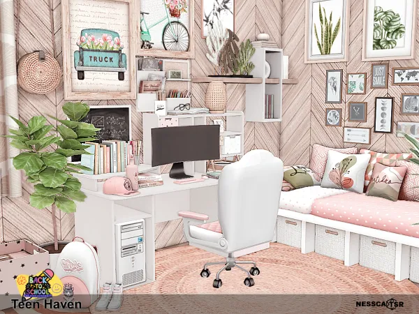 Mix Teen Haven by nesscasims - The Sims 4 Custom Content