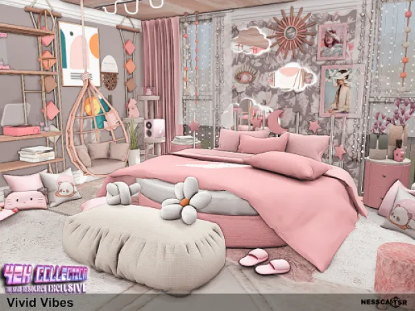 Mix Vivid Vibes by nesscasims - The Sims 4 Custom Content