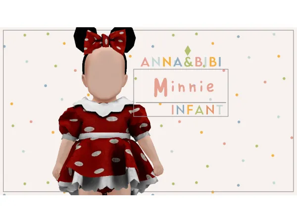 Maxis Match Minnie_INFANT [AnnaBibi] by simsfinds - The Sims 4 Custom Content