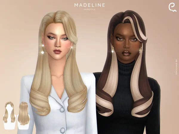 Maxis Match [EnriqueS4] Madeline Hairstyle by simsfinds - The Sims 4 Custom Content