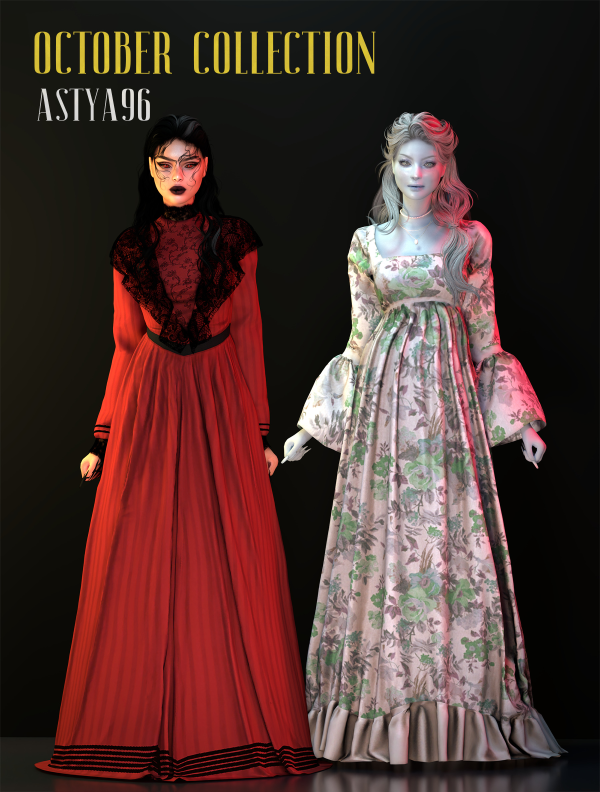 Mix October Collection 2024 by simsfinds - The Sims 4 Custom Content